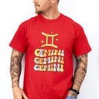Groovy Gemini Design - Zodiac & Horoscopes Unisex Crewneck T-Shirt Sweatshirt Hoodie