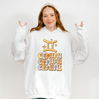 Groovy Gemini Design - Zodiac & Horoscopes Unisex Crewneck T-Shirt Sweatshirt Hoodie