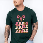 Groovy Aries Design - Zodiac & Horoscopes Unisex Crewneck T-Shirt Sweatshirt Hoodie