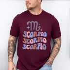 Groovy Scorpio Design - Zodiac & Horoscopes Unisex Crewneck T-Shirt Sweatshirt Hoodie