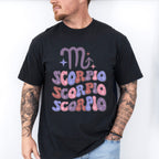 Groovy Scorpio Design - Zodiac & Horoscopes Unisex Crewneck T-Shirt Sweatshirt Hoodie