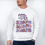Groovy Scorpio Design - Zodiac & Horoscopes Unisex Crewneck T-Shirt Sweatshirt Hoodie