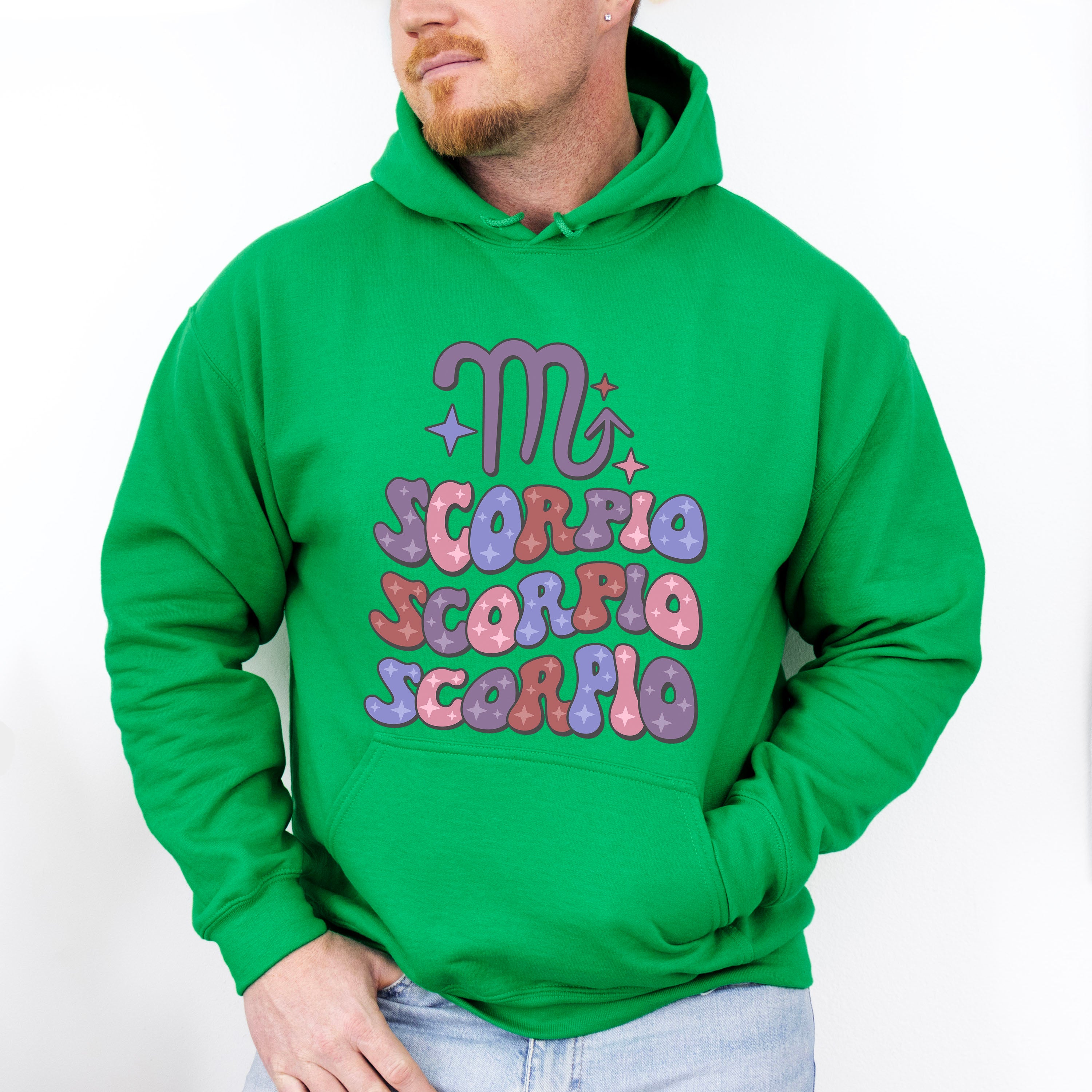 Groovy Scorpio Design - Zodiac &amp; Horoscopes Unisex Crewneck T-Shirt Sweatshirt Hoodie