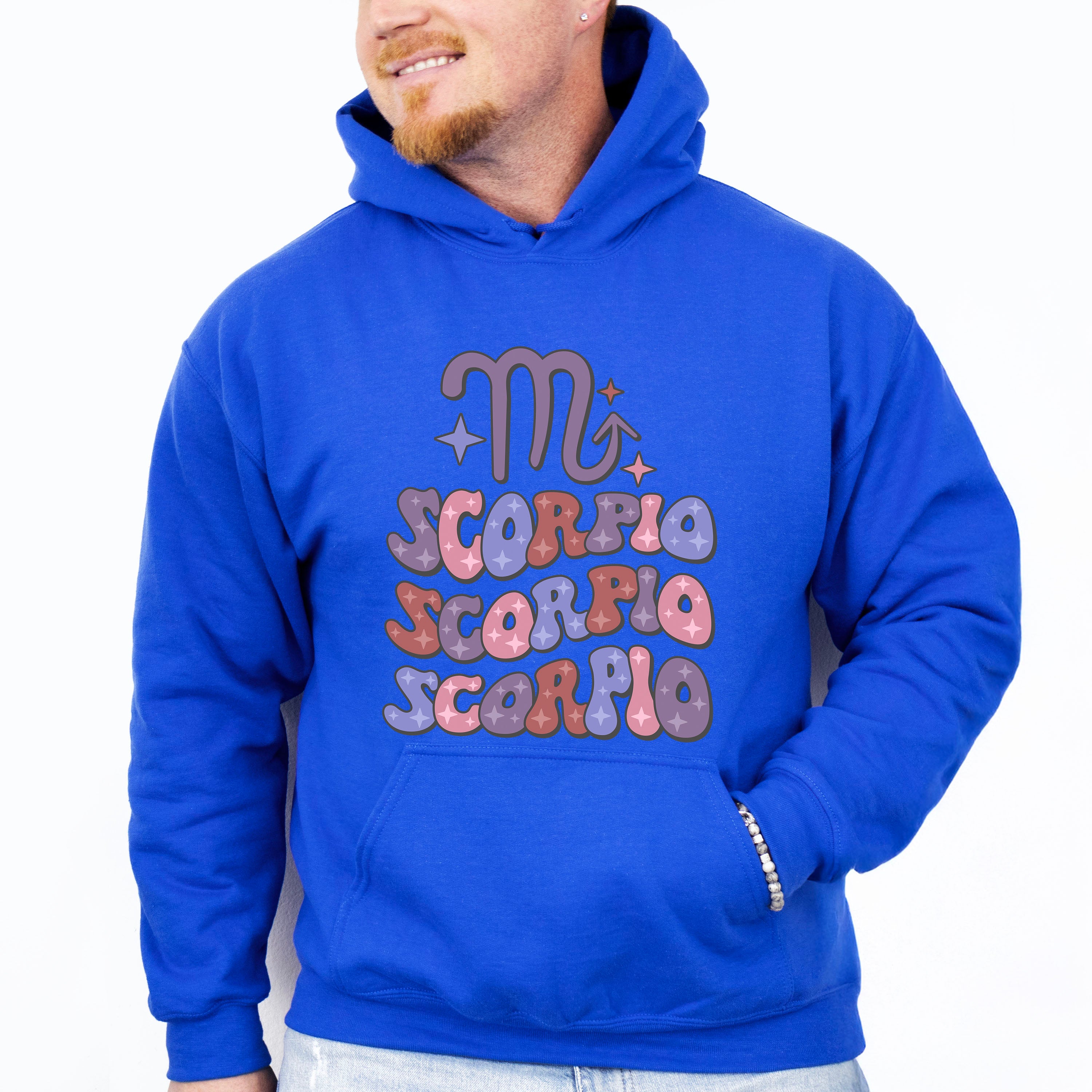 Groovy Scorpio Design - Zodiac &amp; Horoscopes Unisex Crewneck T-Shirt Sweatshirt Hoodie