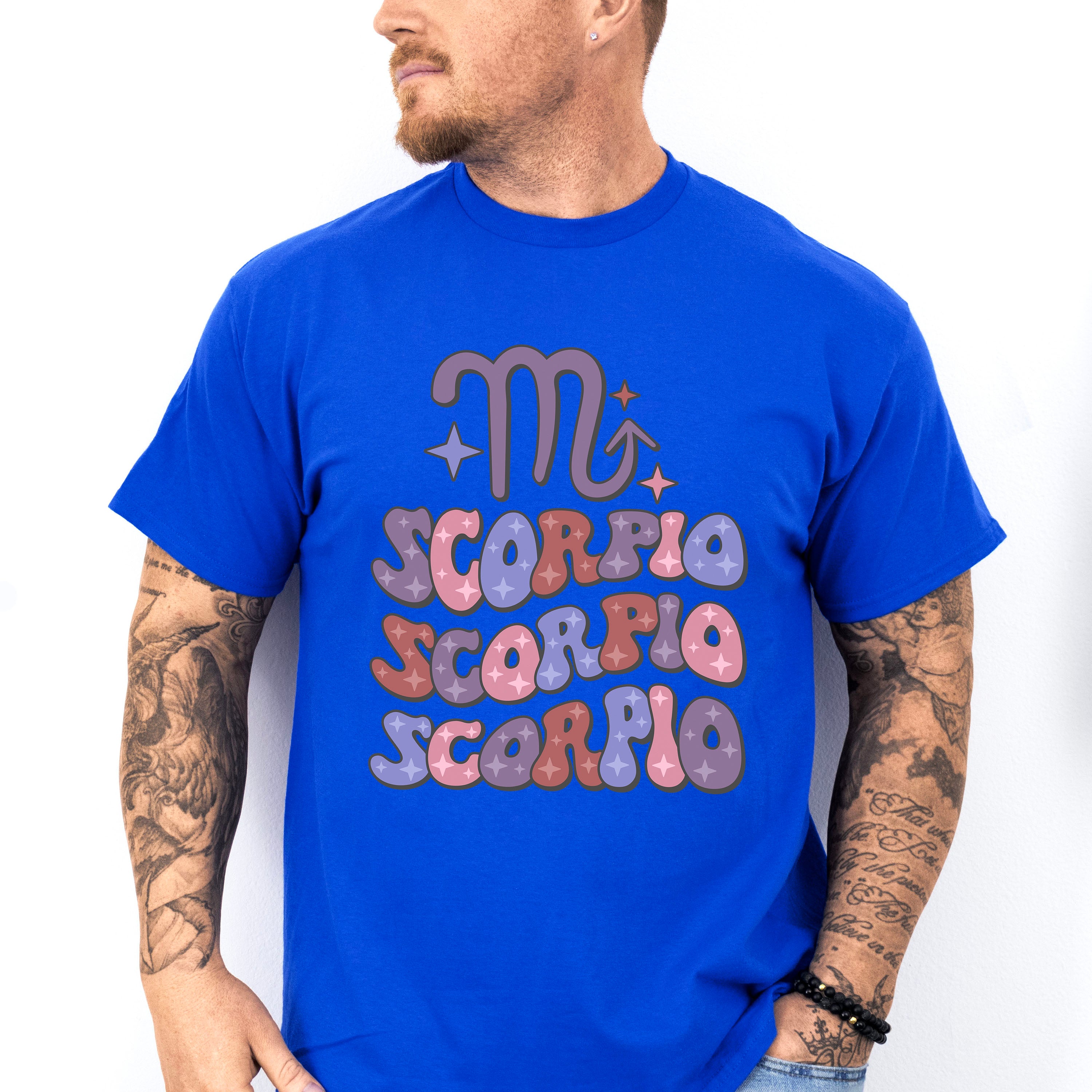 Groovy Scorpio Design - Zodiac &amp; Horoscopes Unisex Crewneck T-Shirt Sweatshirt Hoodie