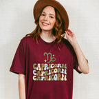Groovy Capricorn Design - Zodiac & Horoscopes Unisex Crewneck T-Shirt Sweatshirt Hoodie