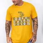 Groovy Capricorn Design - Zodiac & Horoscopes Unisex Crewneck T-Shirt Sweatshirt Hoodie