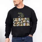 Groovy Capricorn Design - Zodiac & Horoscopes Unisex Crewneck T-Shirt Sweatshirt Hoodie