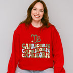 Groovy Capricorn Design - Zodiac & Horoscopes Unisex Crewneck T-Shirt Sweatshirt Hoodie