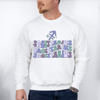 Groovy Sagittarius Design - Zodiac & Horoscopes Unisex Crewneck T-Shirt Sweatshirt Hoodie