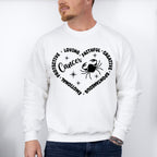Cancer Heart Design - Zodiac & Horoscopes Unisex Crewneck T-Shirt Sweatshirt Hoodie
