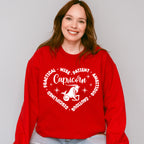 Capricorn Heart Design - Zodiac & Horoscopes Unisex Crewneck T-Shirt Sweatshirt Hoodie