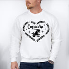 Capricorn Heart Design - Zodiac & Horoscopes Unisex Crewneck T-Shirt Sweatshirt Hoodie