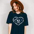 Gemini Heart Design - Zodiac & Horoscopes Unisex Crewneck T-Shirt Sweatshirt Hoodie