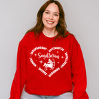 Sagittarius Heart Design - Zodiac & Horoscopes Unisex Crewneck T-Shirt Sweatshirt Hoodie