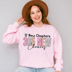 12 New Chapters 365 New Chances - New Years Unisex Crewneck T-Shirt Sweatshirt Hoodie