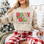 Holly Jolly Vibes - Christmas Unisex Crewneck T-Shirt Sweatshirt Hoodie