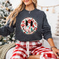 Smiley Christmas Doodles - Christmas Unisex Crewneck T-Shirt Sweatshirt Hoodie