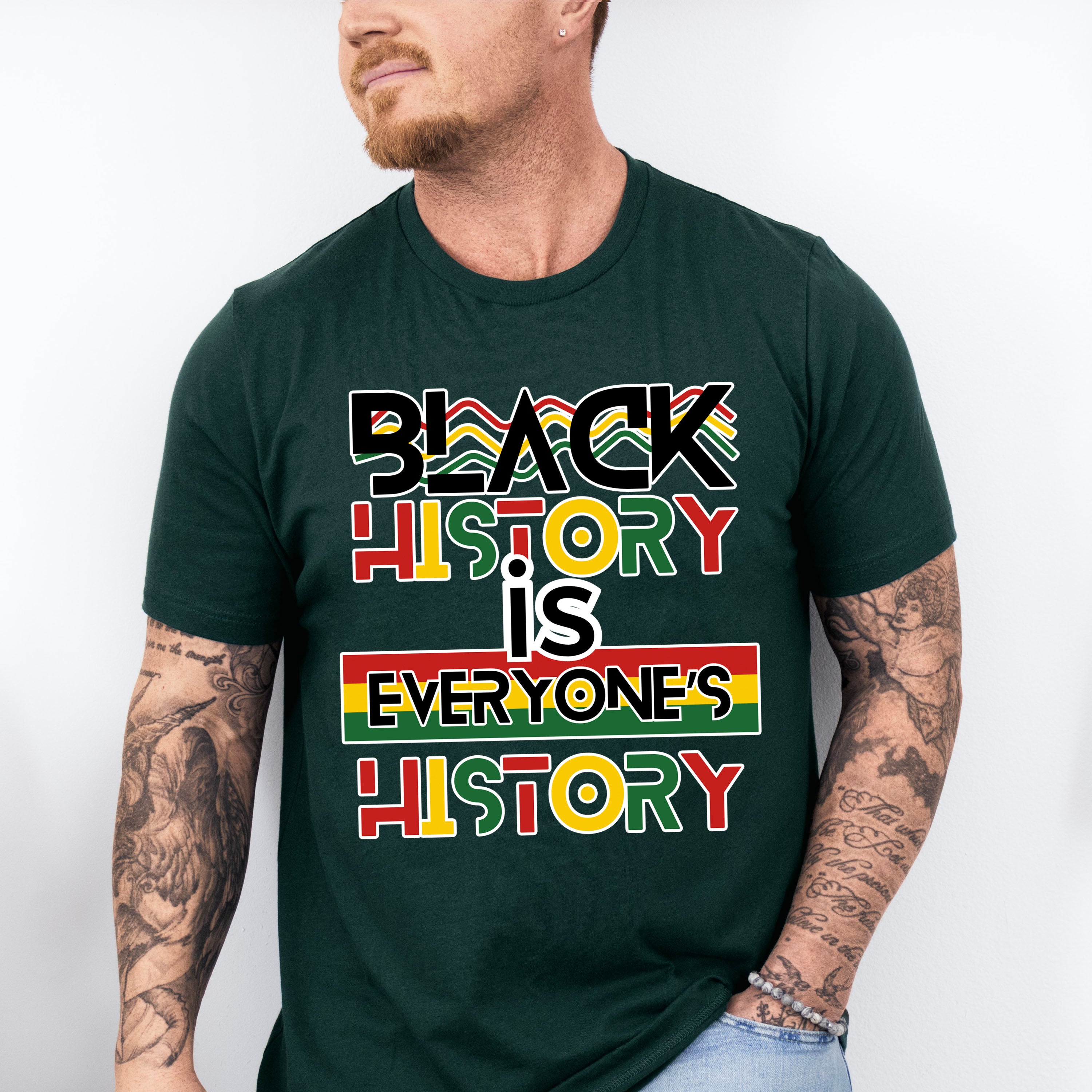 Black History Is Everyone's History Black Lives Matter Unisex Crewneck T-Shirt Sweatshirt Hoodie