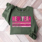 New Year 2025 Champagne Stripes Design - New Years Unisex Crewneck T-Shirt Sweatshirt Hoodie