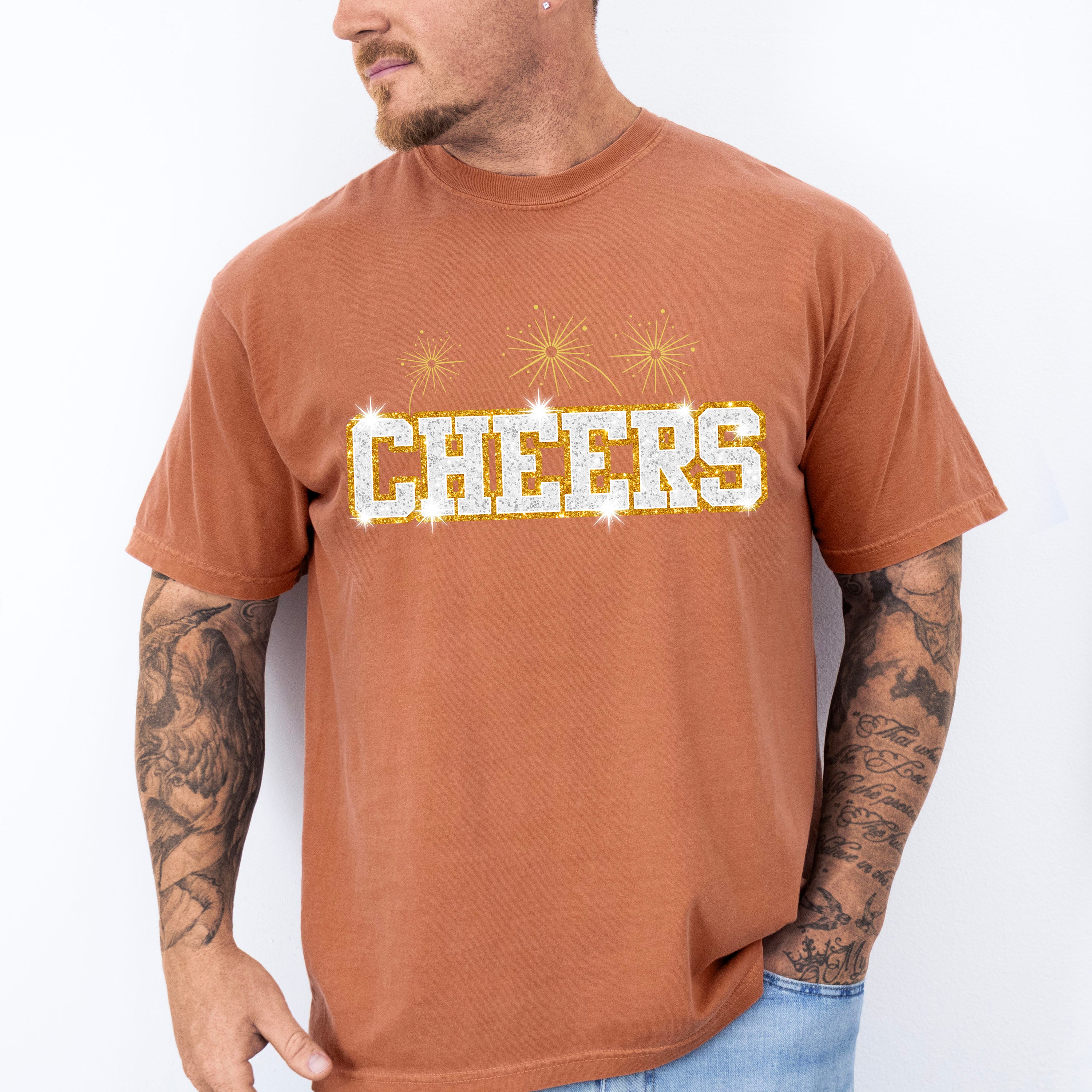 Cheers - New Years Unisex Crewneck T-Shirt Sweatshirt Hoodie