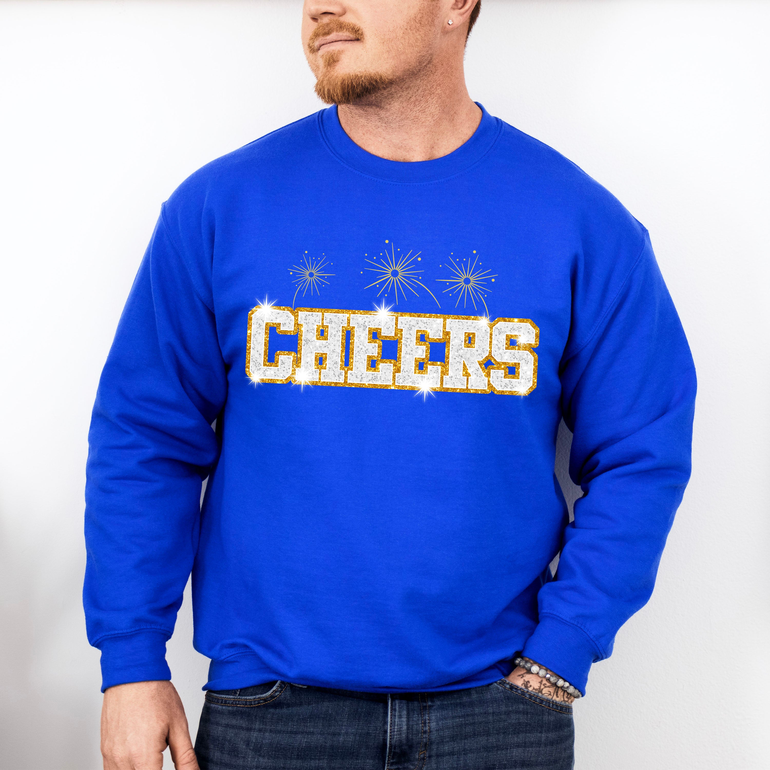 Cheers - New Years Unisex Crewneck T-Shirt Sweatshirt Hoodie