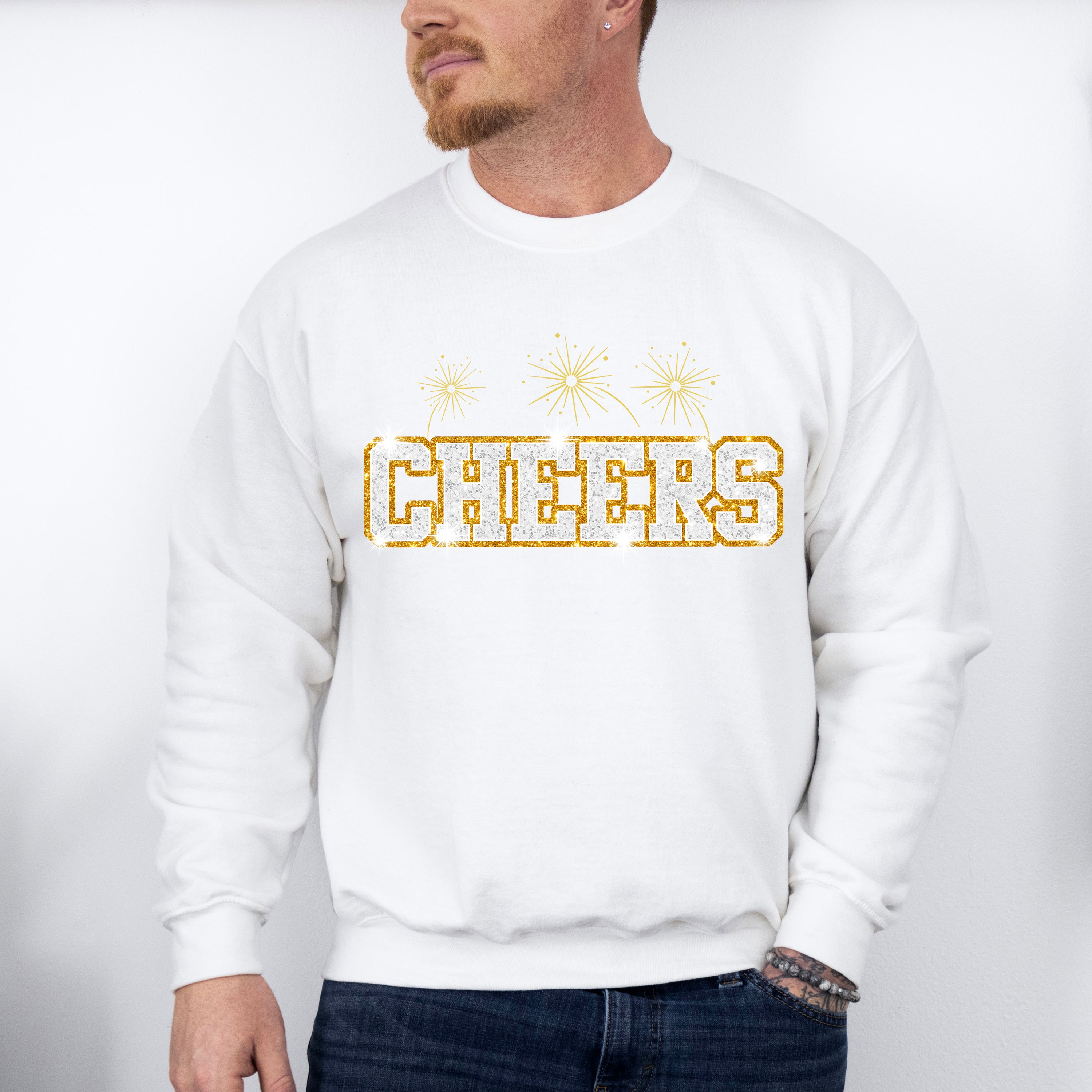 Cheers - New Years Unisex Crewneck T-Shirt Sweatshirt Hoodie
