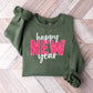 Happy New Year Glitter Design - New Years Unisex Crewneck T-Shirt Sweatshirt Hoodie