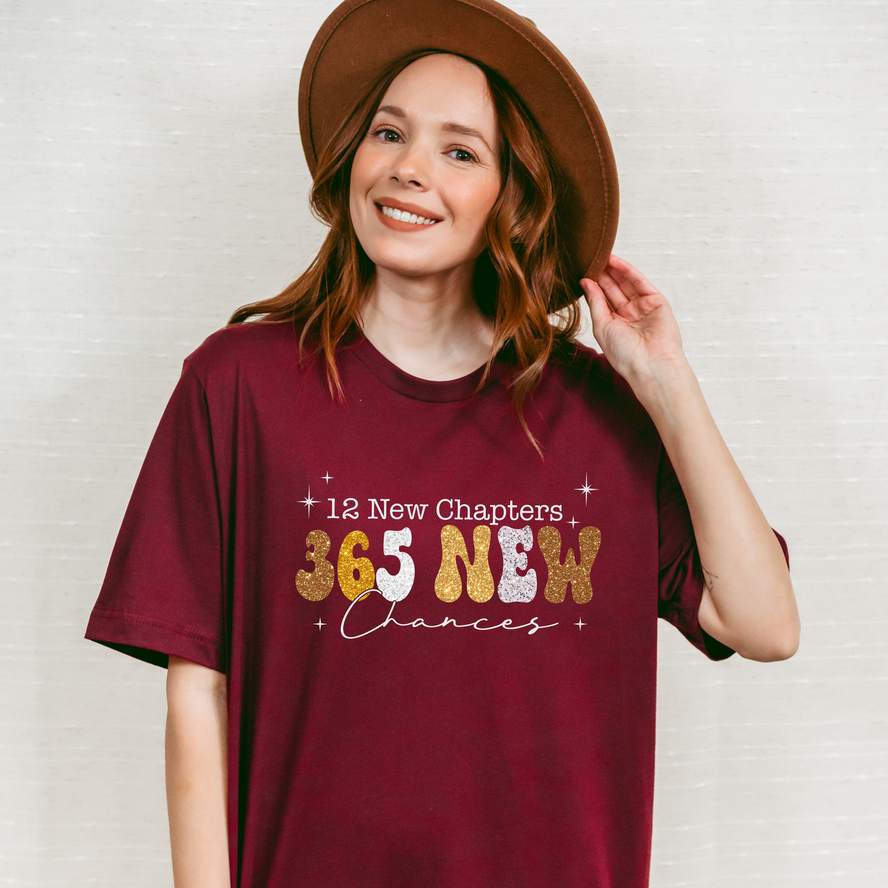 365 New Chances - New Years Unisex Crewneck T-Shirt Sweatshirt Hoodie