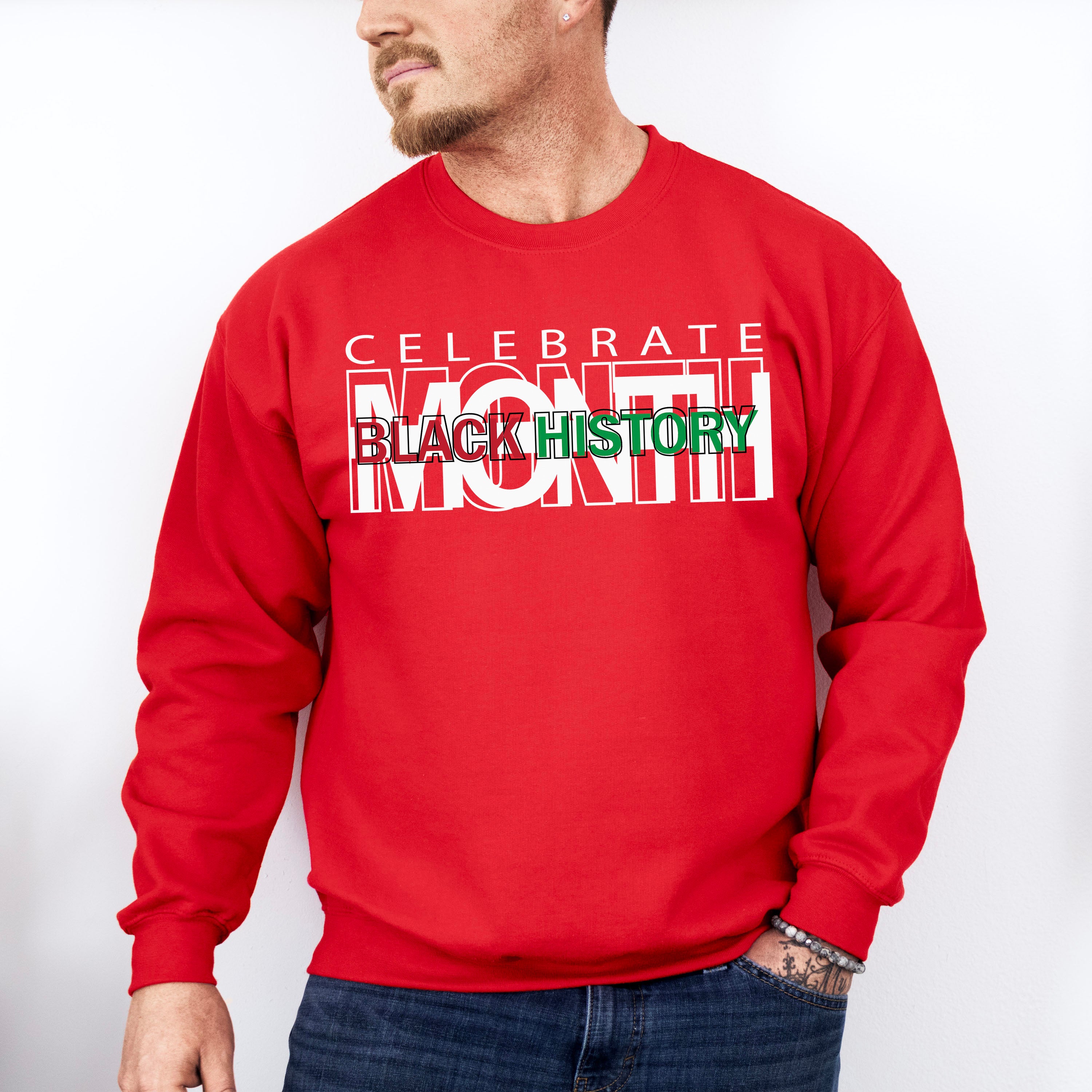 Celebrate Black History Month Black Lives Matter Unisex Crewneck T-Shirt Sweatshirt Hoodie