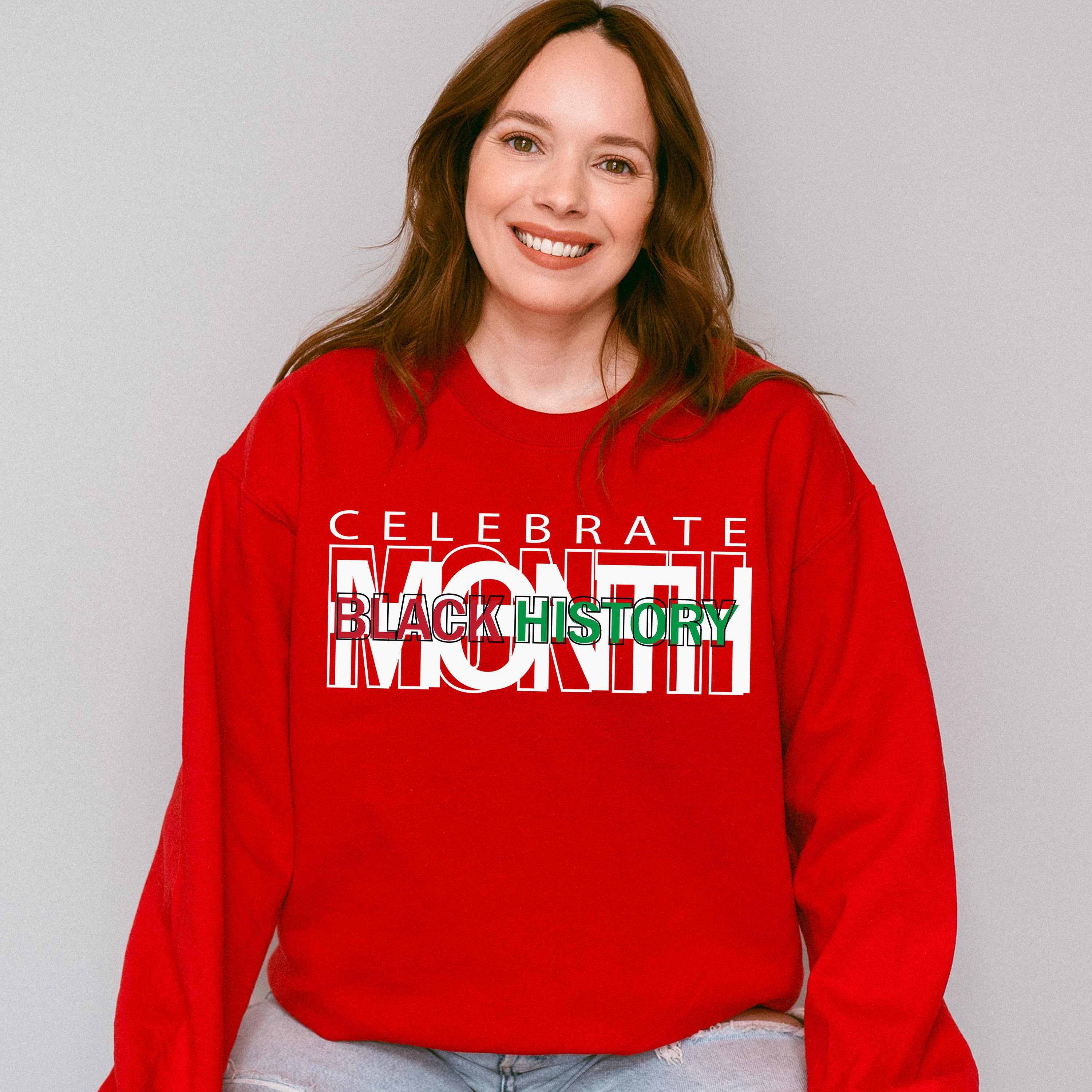 Celebrate Black History Month Black Lives Matter Unisex Crewneck T-Shirt Sweatshirt Hoodie