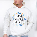 Love Peace Latkes - Hanukkah Unisex Crewneck T-Shirt Sweatshirt Hoodie