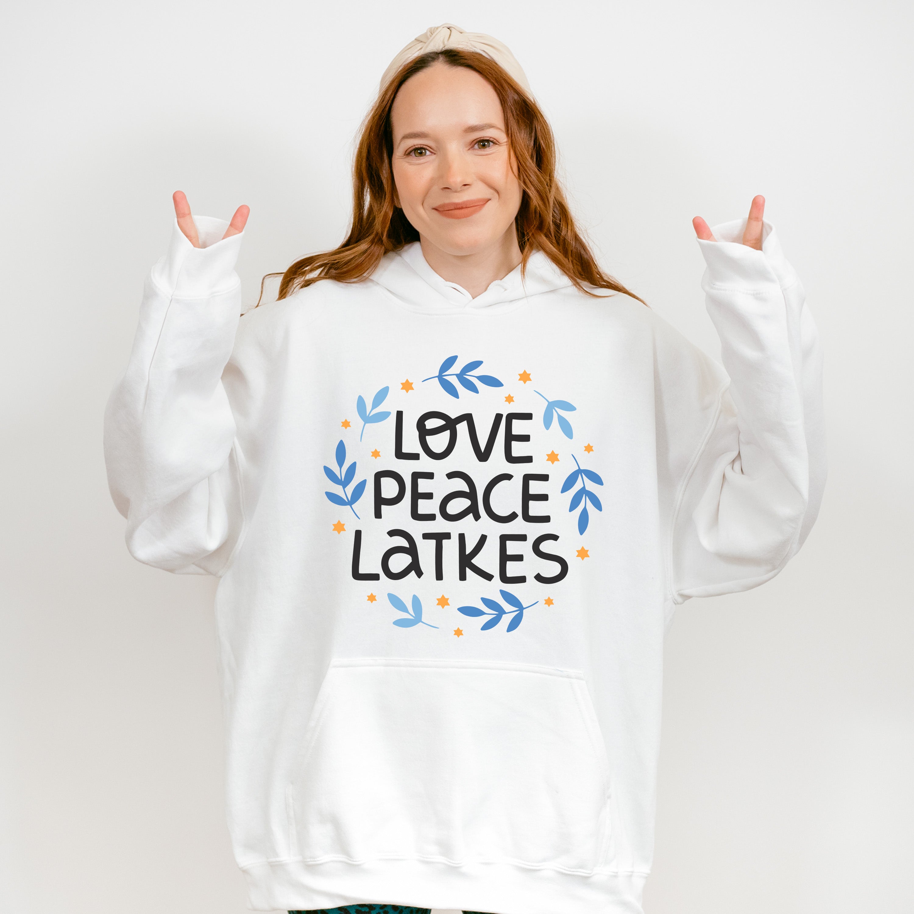 Love Peace Latkes - Hanukkah Unisex Crewneck T-Shirt Sweatshirt Hoodie