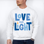 Love And Light - Hanukkah Unisex Crewneck T-Shirt Sweatshirt Hoodie