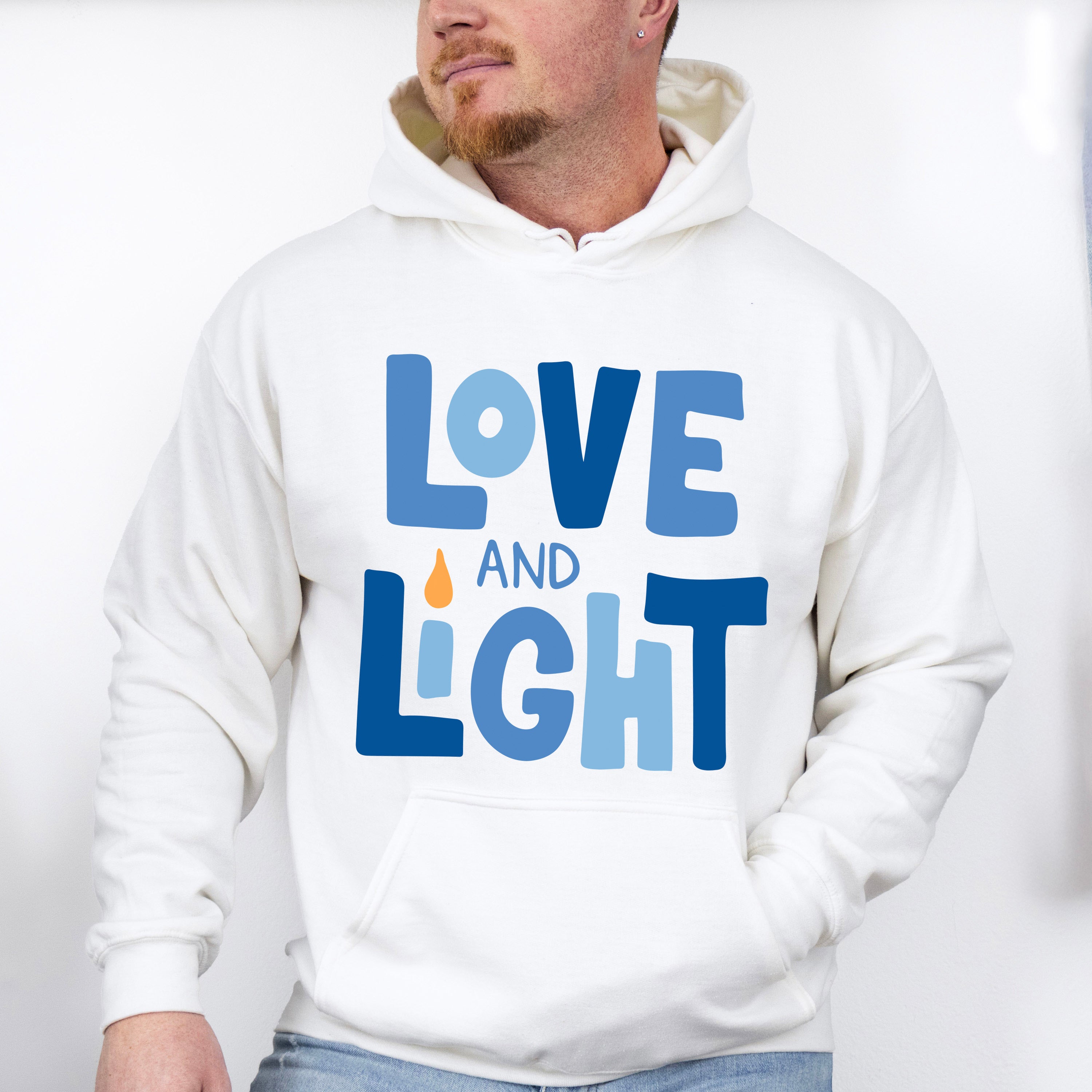 Love And Light - Hanukkah Unisex Crewneck T-Shirt Sweatshirt Hoodie