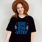 Live Love Latke - Hanukkah Unisex Crewneck T-Shirt Sweatshirt Hoodie