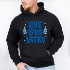 Live Love Latke - Hanukkah Unisex Crewneck T-Shirt Sweatshirt Hoodie