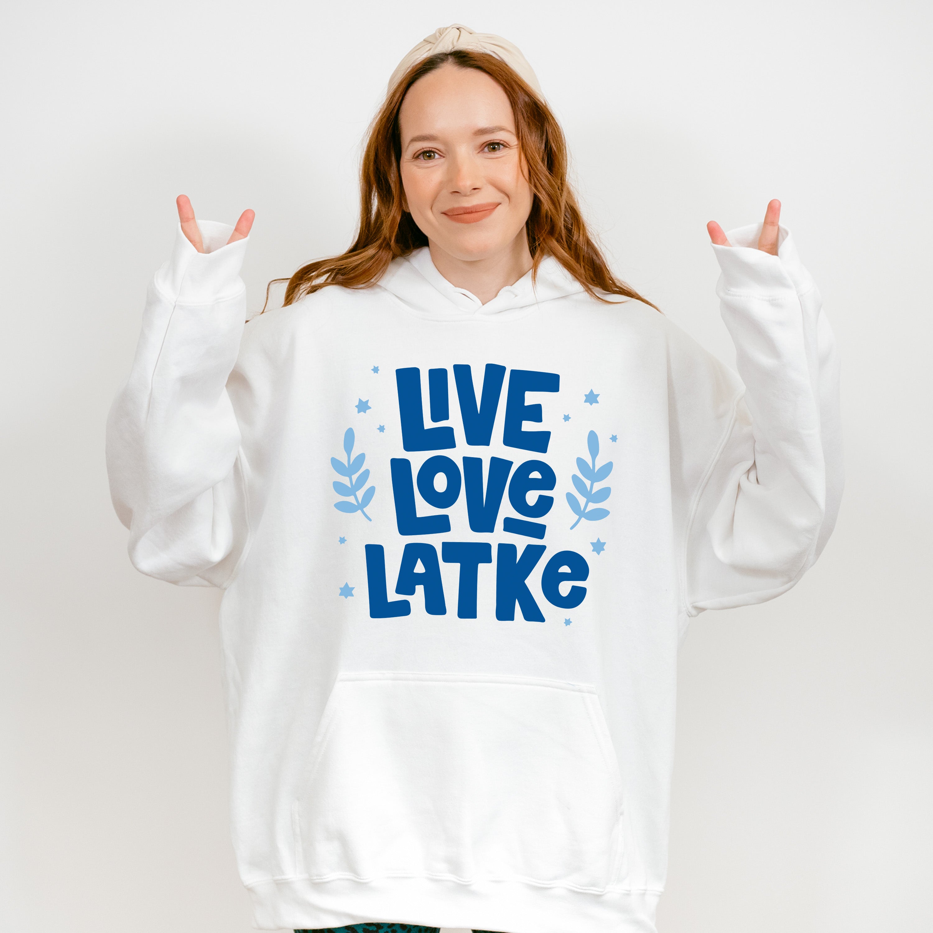 Live Love Latke - Hanukkah Unisex Crewneck T-Shirt Sweatshirt Hoodie