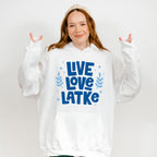 Live Love Latke - Hanukkah Unisex Crewneck T-Shirt Sweatshirt Hoodie