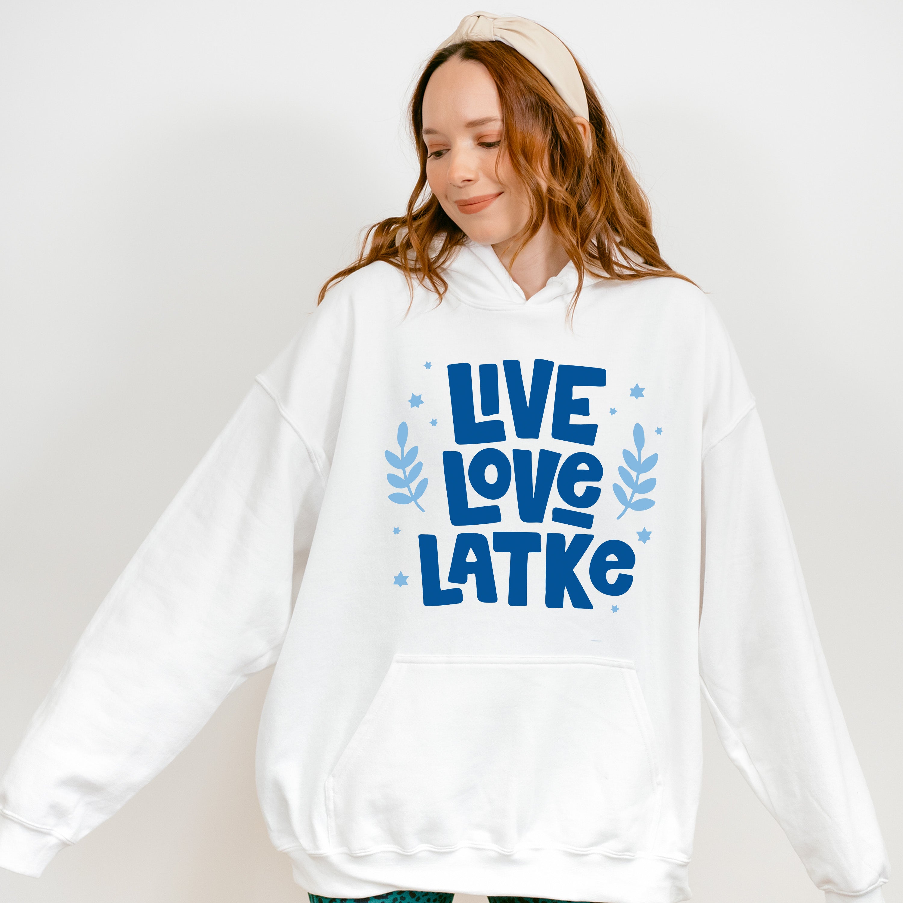 Live Love Latke - Hanukkah Unisex Crewneck T-Shirt Sweatshirt Hoodie