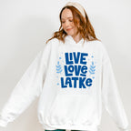 Live Love Latke - Hanukkah Unisex Crewneck T-Shirt Sweatshirt Hoodie