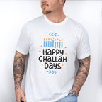 Happy Challah Days - Hanukkah Unisex Crewneck T-Shirt Sweatshirt Hoodie