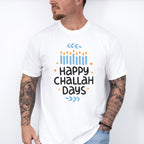 Happy Challah Days - Hanukkah Unisex Crewneck T-Shirt Sweatshirt Hoodie