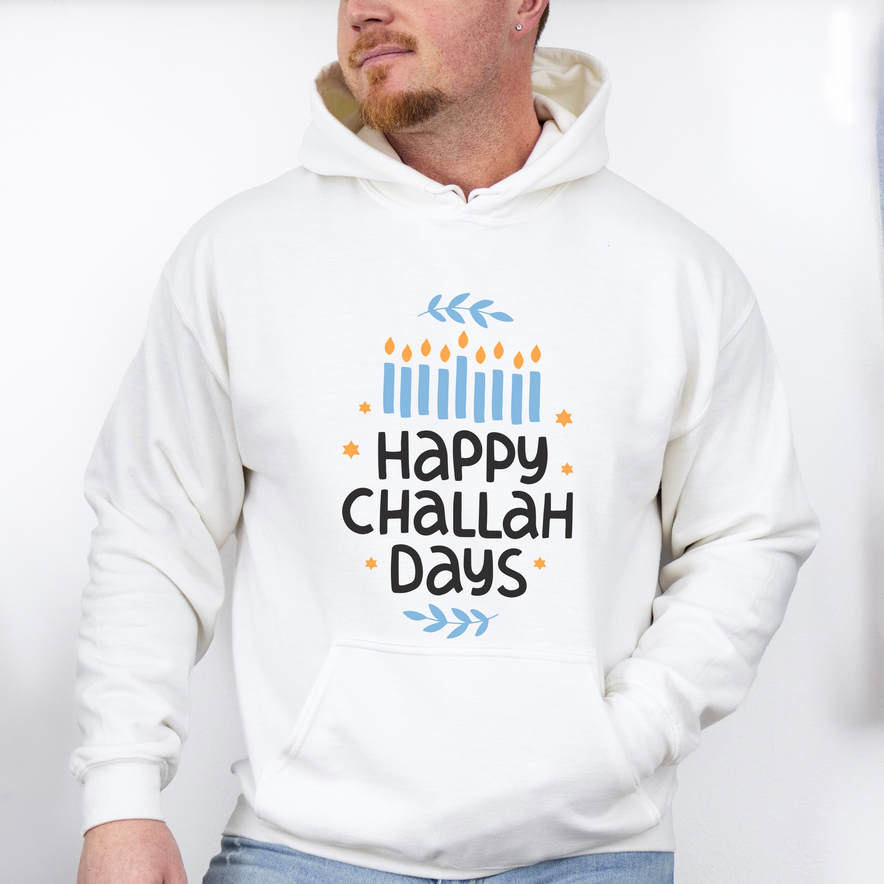 Happy Challah Days - Hanukkah Unisex Crewneck T-Shirt Sweatshirt Hoodie
