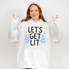 Let's Get Lit - Hanukkah Unisex Crewneck T-Shirt Sweatshirt Hoodie