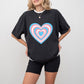 Spiral Heart Shape Design - Transsexual Unisex Crewneck T-Shirt Sweatshirt Hoodie