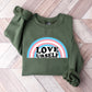 Rainbow Love Yourself Design - Transsexual Unisex Crewneck T-Shirt Sweatshirt Hoodie