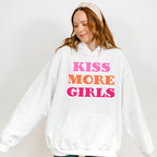 Kiss More Girls - Lesbian Unisex Crewneck T-Shirt Sweatshirt Hoodie