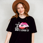 I Kissed A Girl And Liked It - Lesbian Unisex Crewneck T-Shirt Sweatshirt Hoodie