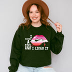 I Kissed A Girl And Liked It - Lesbian Unisex Crewneck T-Shirt Sweatshirt Hoodie